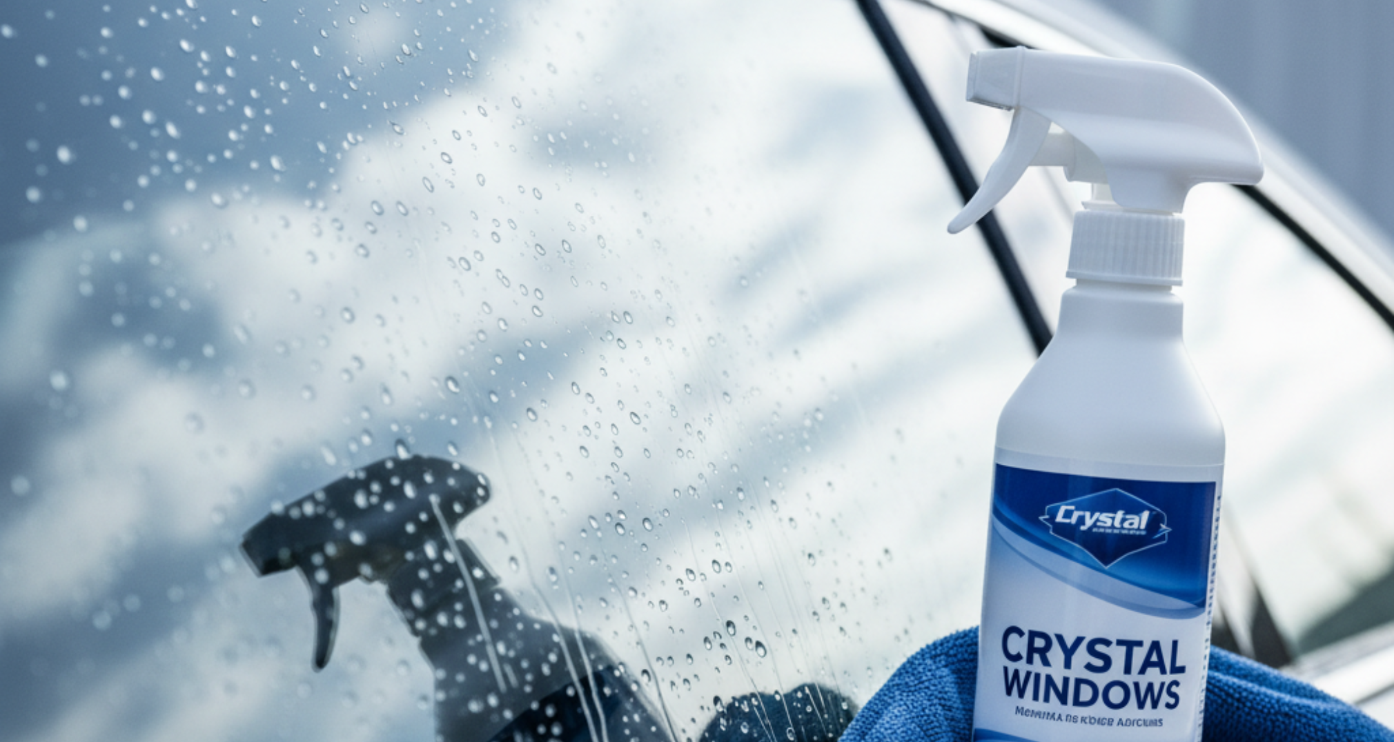 A blog banner image showing best glass cleaner Pakistan