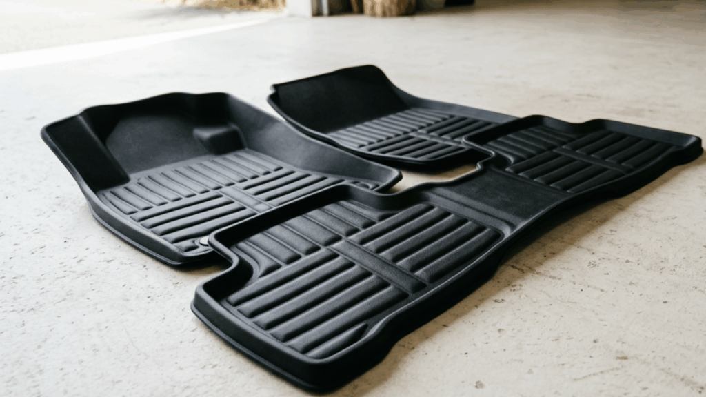 A blog banner image showing floor mats