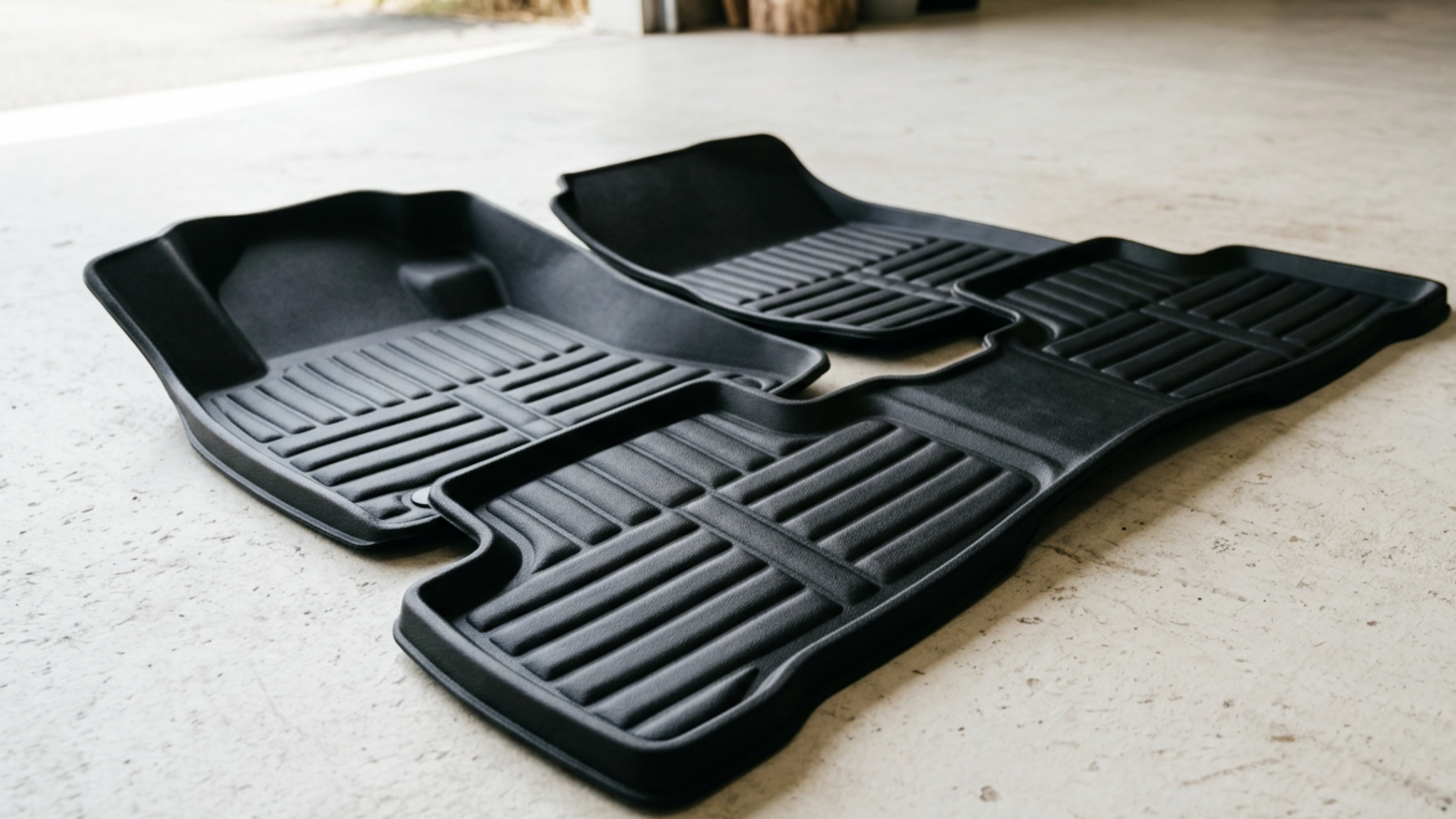 A blog banner image showing floor mats