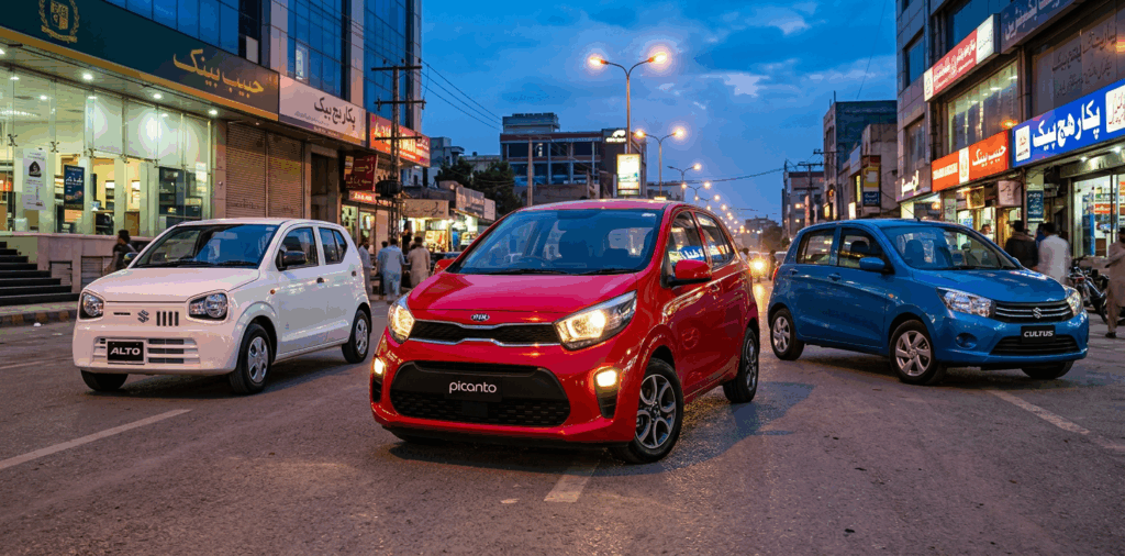 A blog banner image showing Kia Picanto