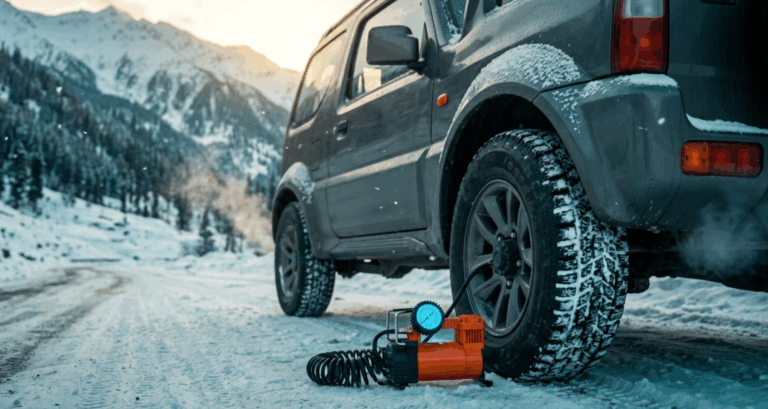Cold Weather vs. Your Tyres: Why a Car Air Compressor is the Ultimate Winter Flex